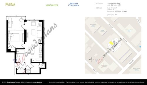 1106-1028 Barclay St, Vancouver, BC, V6E0B1 | Card Image