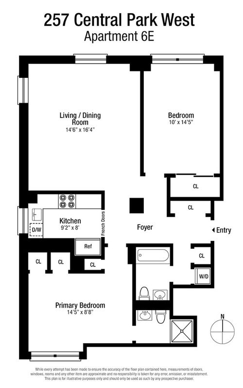 6e-257 Central Park W, New York, NY, 10024-4109 | Card Image
