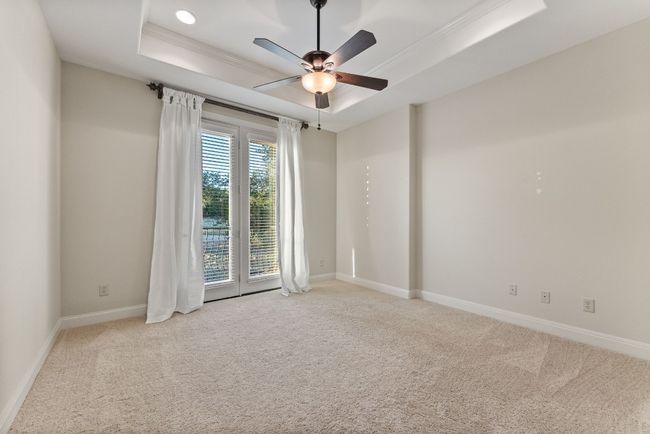 Upstairs Fourth bedroom with view of the front yard. | Image 29