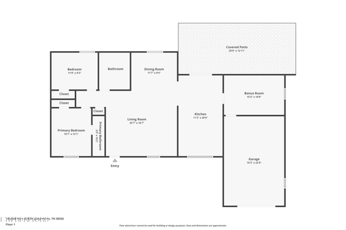 1016 Hickory Hill Dr, Jamestown, TN, 38556-6135 | Card Image