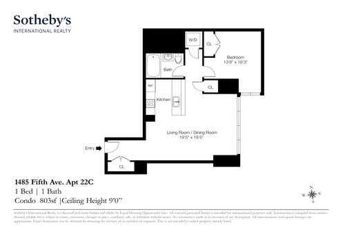 22c-1485 5th Ave, New York, NY, 10035-2779 | Card Image