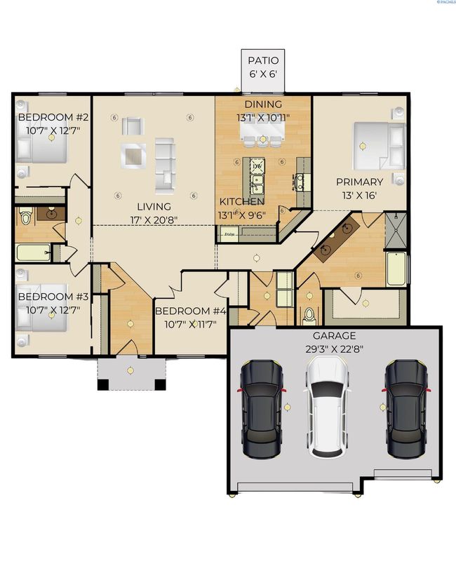 10705 Danube Dr, Home with 4 bedrooms, 2 bathrooms and null parking in Pasco WA | Image 30