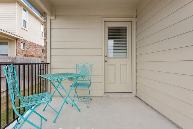 Covered patio right outside of the kitchen! | Image 16