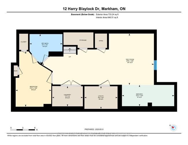 12 Harry Blaylock Dr, House attached with 4 bedrooms, 4 bathrooms and 2 parking in Markham ON | Image 44