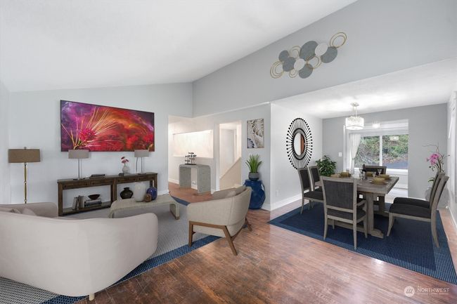 Virtually staged living room | Image 4