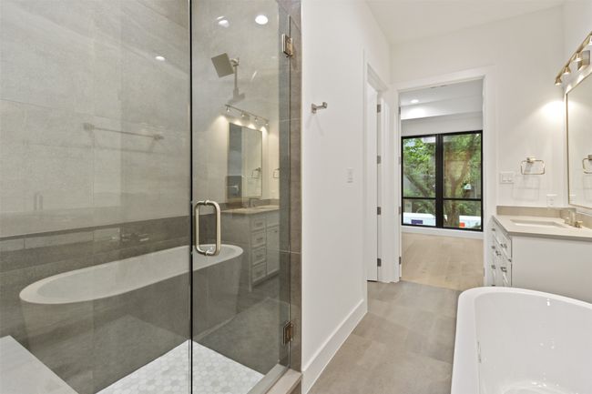 Primary bathroom with tile surround shower | Image 25