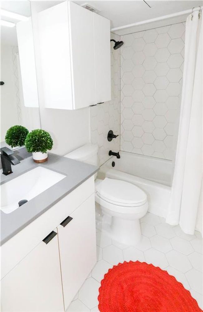 Bathroom with vanity, shower | Image 12
