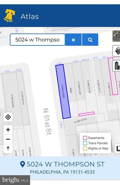 5024 W Thompson Street, PHILADELPHIA, PA, 19131 | Card Image