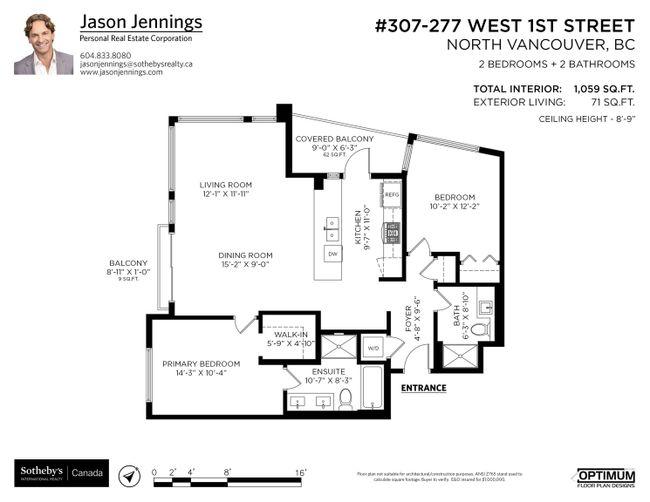 307 - 277 W 1 St Street, Condo with 2 bedrooms, 2 bathrooms and 1 parking in North Vancouver BC | Image 33