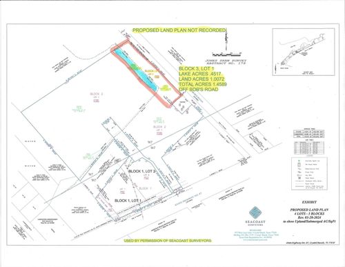 proposed-replat-not-recor-1031 Bobs Rd, Crystal Beach, TX, 77650 | Card Image