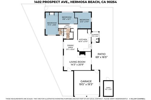 1402 Prospect Ave, Hermosa Beach, CA, 90254-3331 | Card Image