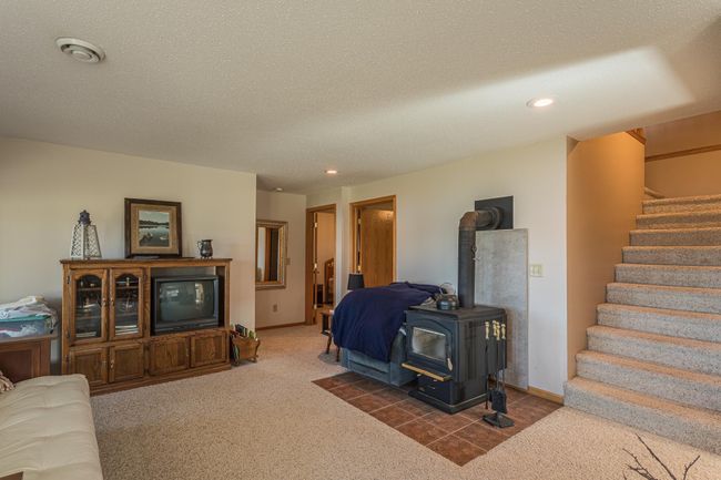 Wood stove in family room | Image 32