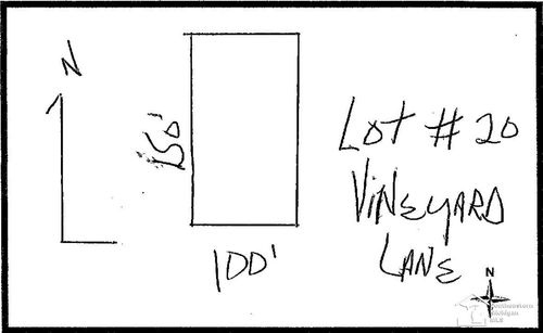 LOT # 20 Vineyard Lane, Brooklyn Village, MI, 49230 | Card Image