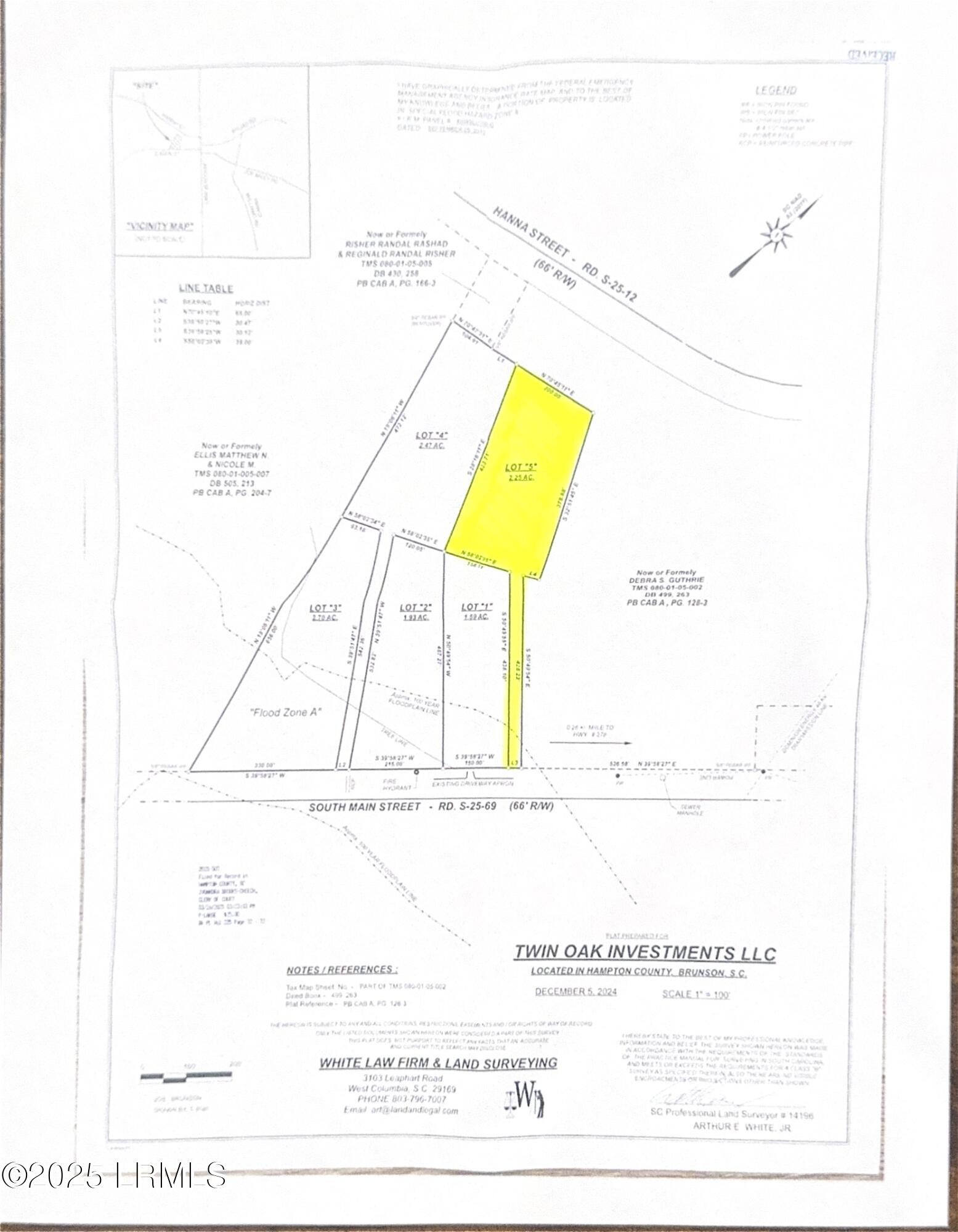 Land in Brunson