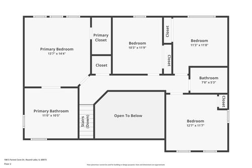 188 Forest Cove Dr, Round Lake Beach, IL, 60073-8134 | Card Image