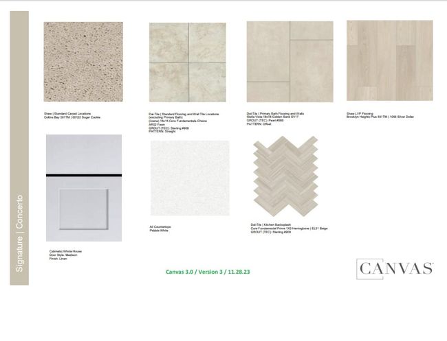 Design Selections. Home is under construction, Design Selections are subject to change. | Image 4