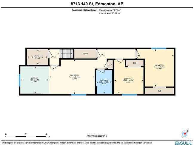 8713 149 St Nw, House other with 5 bedrooms, 4 bathrooms and null parking in Edmonton AB | Image 53