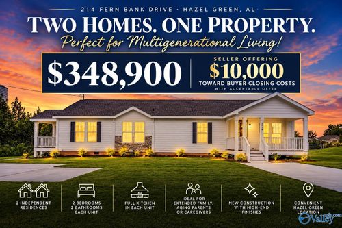 214 Fern Bank Dr, Hazel Green, AL, 35750-8095 | Card Image