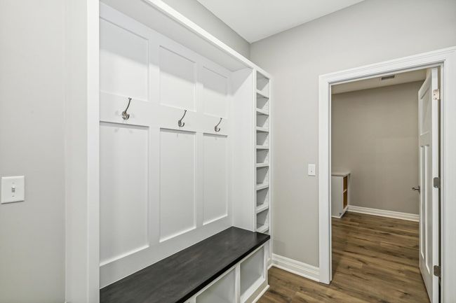 Mudroom with dark hardwood / wood-style flooring | Image 12