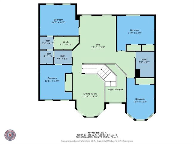 2nd Floor- please confirm own measurements | Image 50