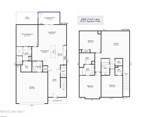 4406 Finch Ln, Wilmington, NC, 28409-2790 | Card Image