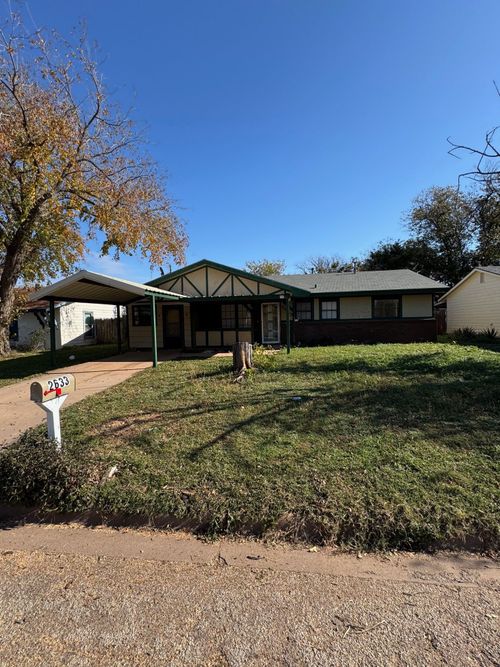 2633 Minter Ln, Abilene, TX, 79603-2072 | Card Image