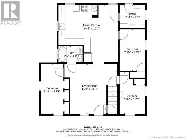 1175 St Sosime Rd, House other with 4 bedrooms, 1 bathrooms and null parking in Adamsville NB | Image 31