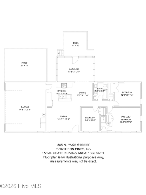 865 N Page St, Southern Pines, NC, 28387-4148 | Card Image