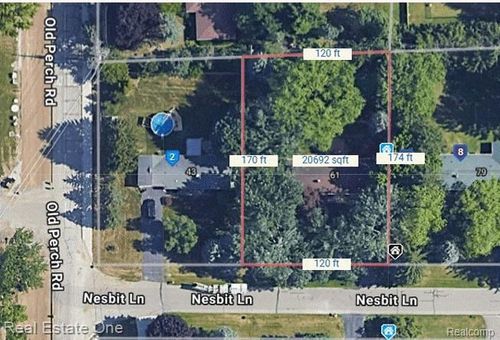 61 Nesbit Ln, Rochester Hills, MI, 48309-2155 | Card Image