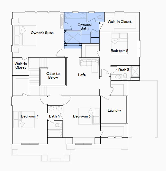 Washburn upper level floorplan. | Image 26