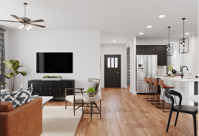 Beazer Homes Treeline Alpine floorplan. This is not a photo of the actual home, but is a photo of the Alpine floorplan. | Image 4