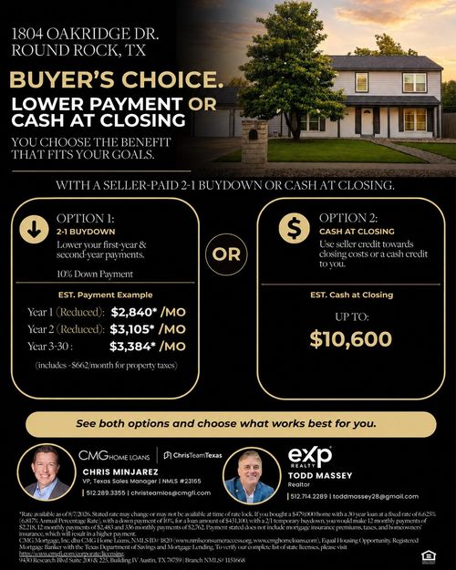 1804 Oakridge Dr, Round Rock, TX, 78681-6257 | Card Image