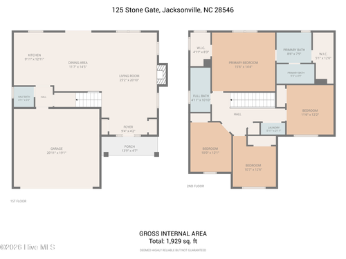 125 Stone Gate, Jacksonville, NC, 28546-8061 | Card Image