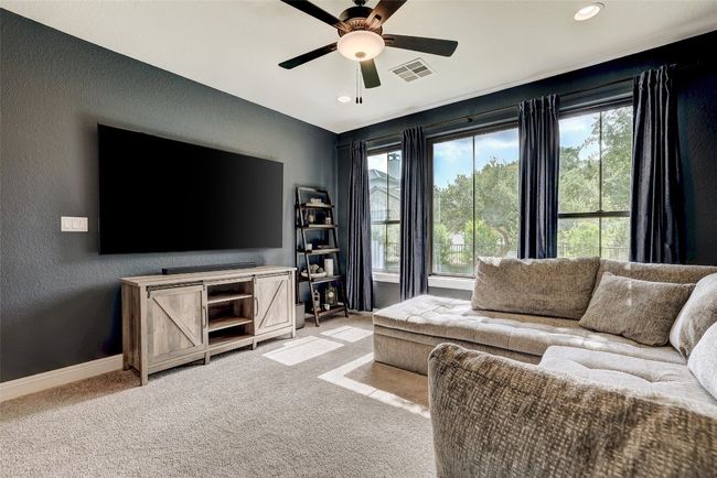 Media/bonus room with a closet that could be a 4th bedroom | Image 27