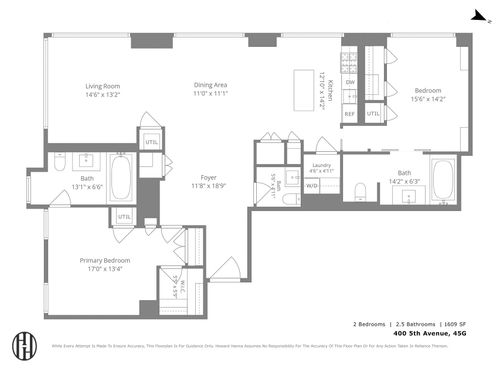 45g-400 5th Ave, New York, NY, 10018-5950 | Card Image