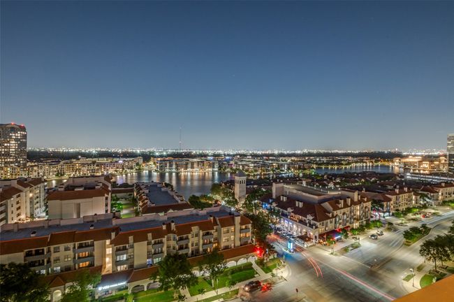 Drone / aerial view with a view of vibrant Las Colinas highlighting Lake Carolyn. | Image 4