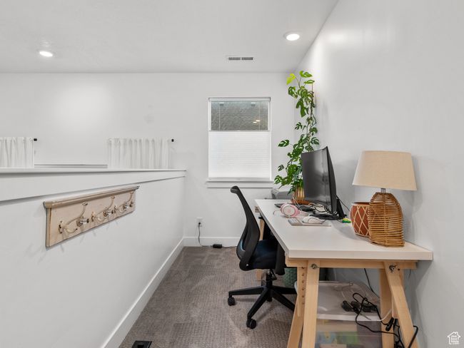 Carpeted office featuring baseboards | Image 26