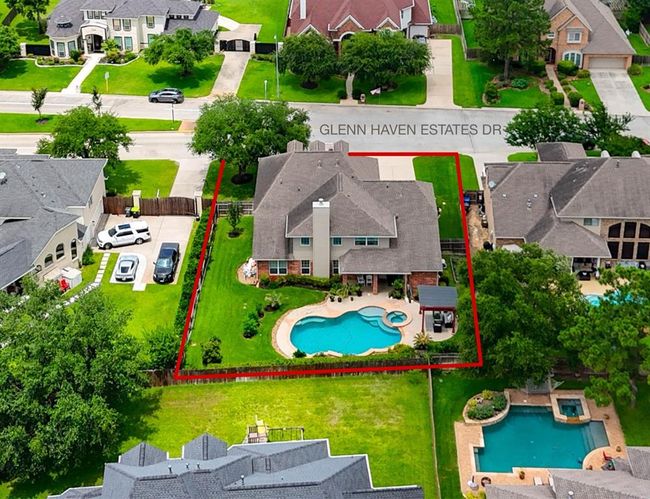 Aerial view of rear house | Image 4