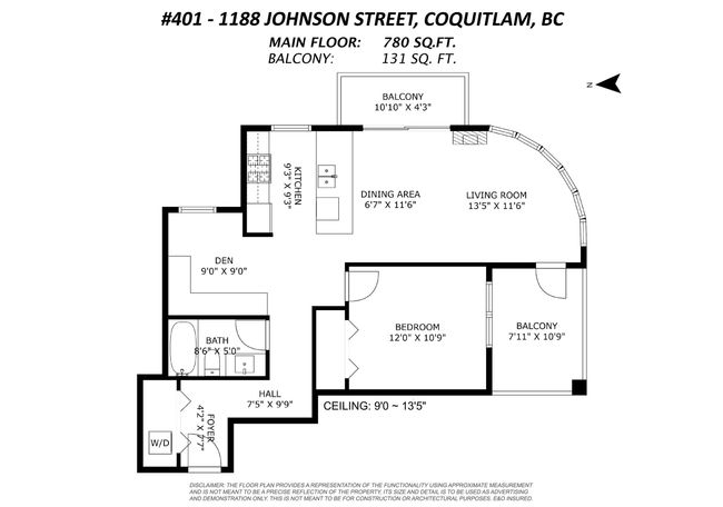 401 - 1188 Johnson St, Condo with 1 bedrooms, 1 bathrooms and 1 parking in Coquitlam BC | Image 31