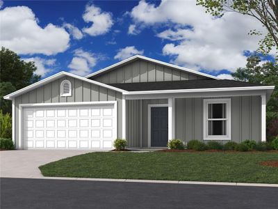 View of front of home featuring a garage and a front lawn | Image 1