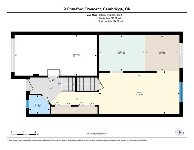 9 Crawford Cres, House attached with 3 bedrooms, 2 bathrooms and 3 parking in Cambridge ON | Image 36