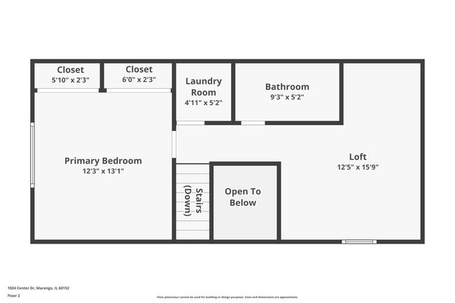 1024 Center Dr, Townhouse with 2 bedrooms, 2 bathrooms and 2 parking in MARENGO IL | Image 36