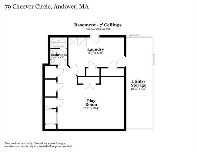 79 Cheever Cir, House other with 3 bedrooms, 3 bathrooms and 2 parking in Andover MA | Image 35