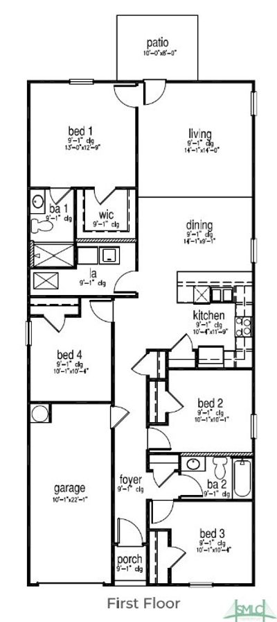 5 Arrow Head Way, House other with 4 bedrooms, 2 bathrooms and null parking in Port Wentworth GA | Image 2