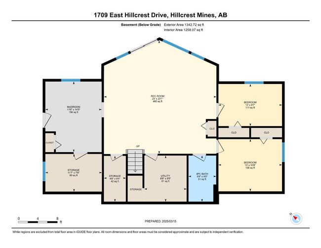 1709 East Hillcrest Drive, House other with 4 bedrooms, 3 bathrooms and null parking in Hillcrest AB | Image 47