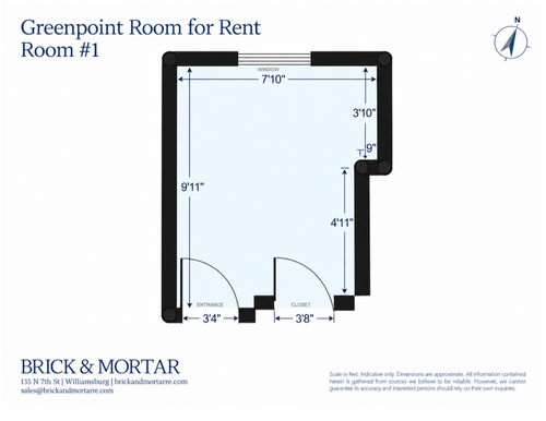 room-1-145 Franklin St, Brooklyn, NY, 11222-1653 | Card Image