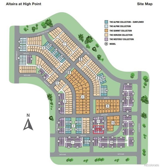 Altaira at High Point Community Site Map | Image 30