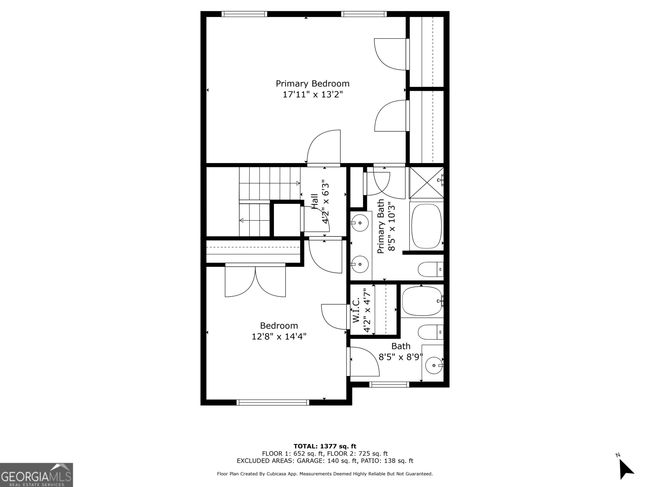 820 Ash St, House other with 2 bedrooms, 3 bathrooms and 1 parking in Canton GA | Image 43