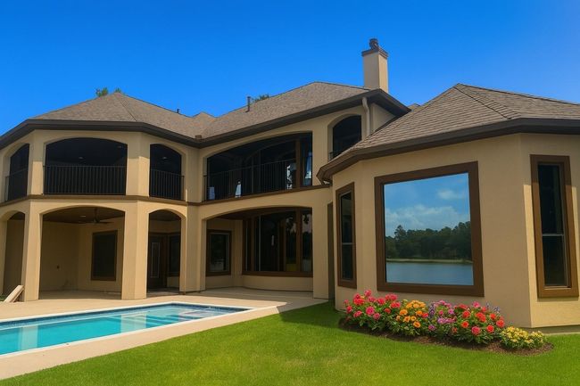 Brand new infinity edge pool just completed, landscaping yet to be completed after construction rash | Image 4