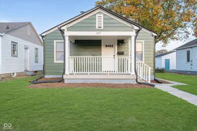 Front porch is large enough to add a couple of chairs and relax on. | Image 1